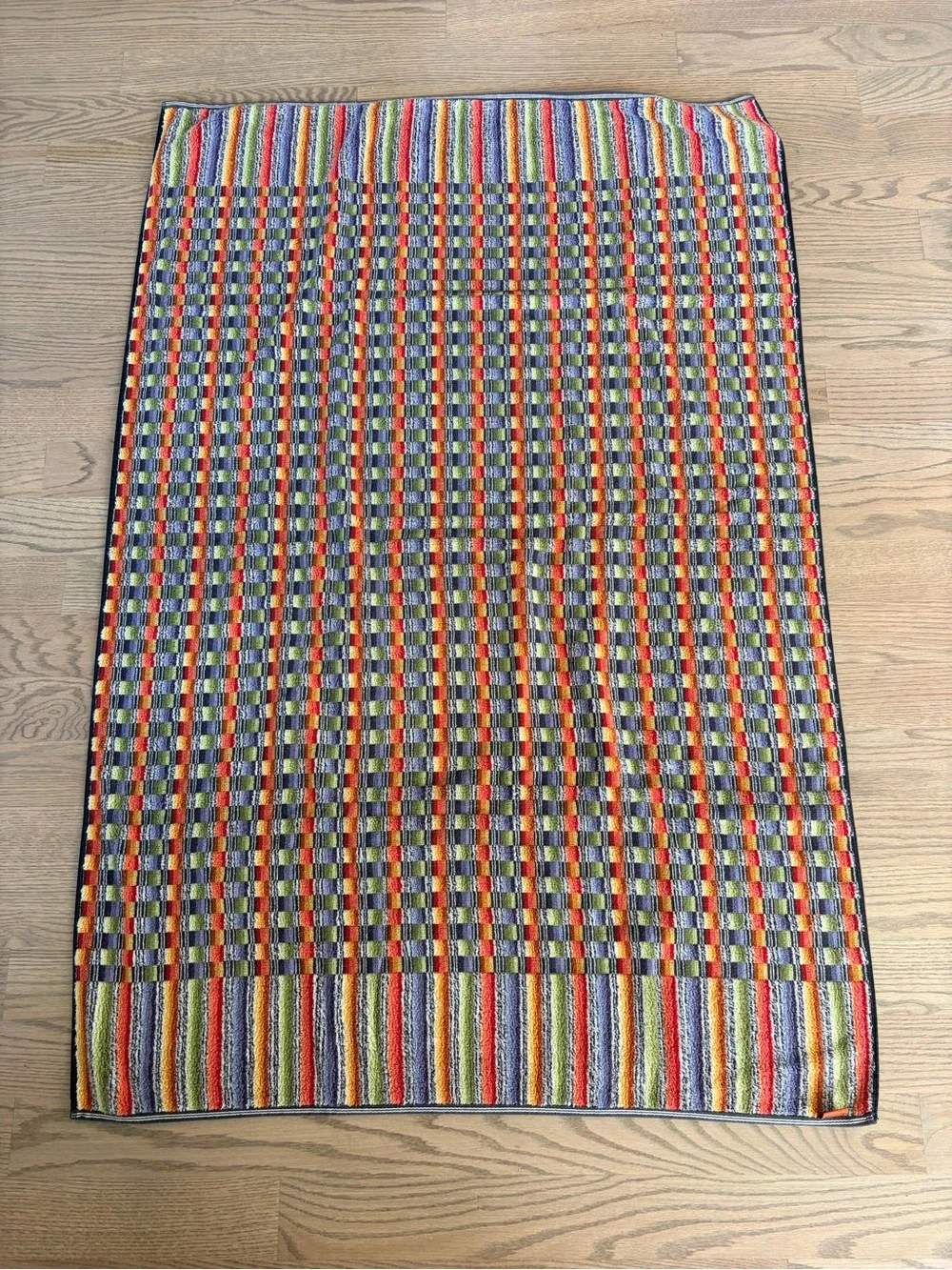 Missoni Home Linens Hand and Body Bath Towel Set Multicolored Striped Jacquard